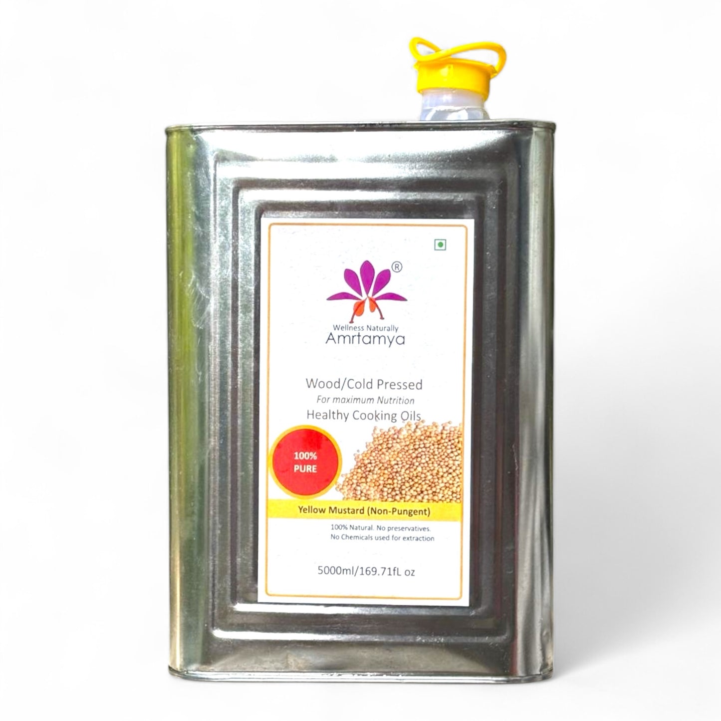Wood Pressed Yellow Mustard - Non Pungent