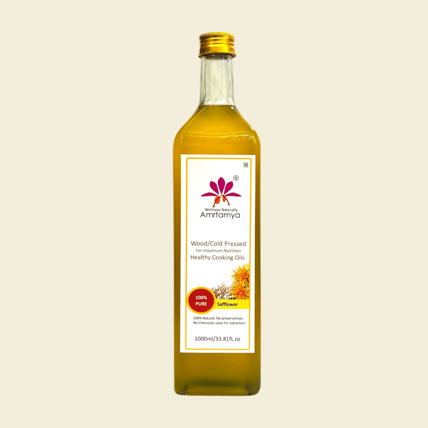 Wood Pressed Safflower Oil