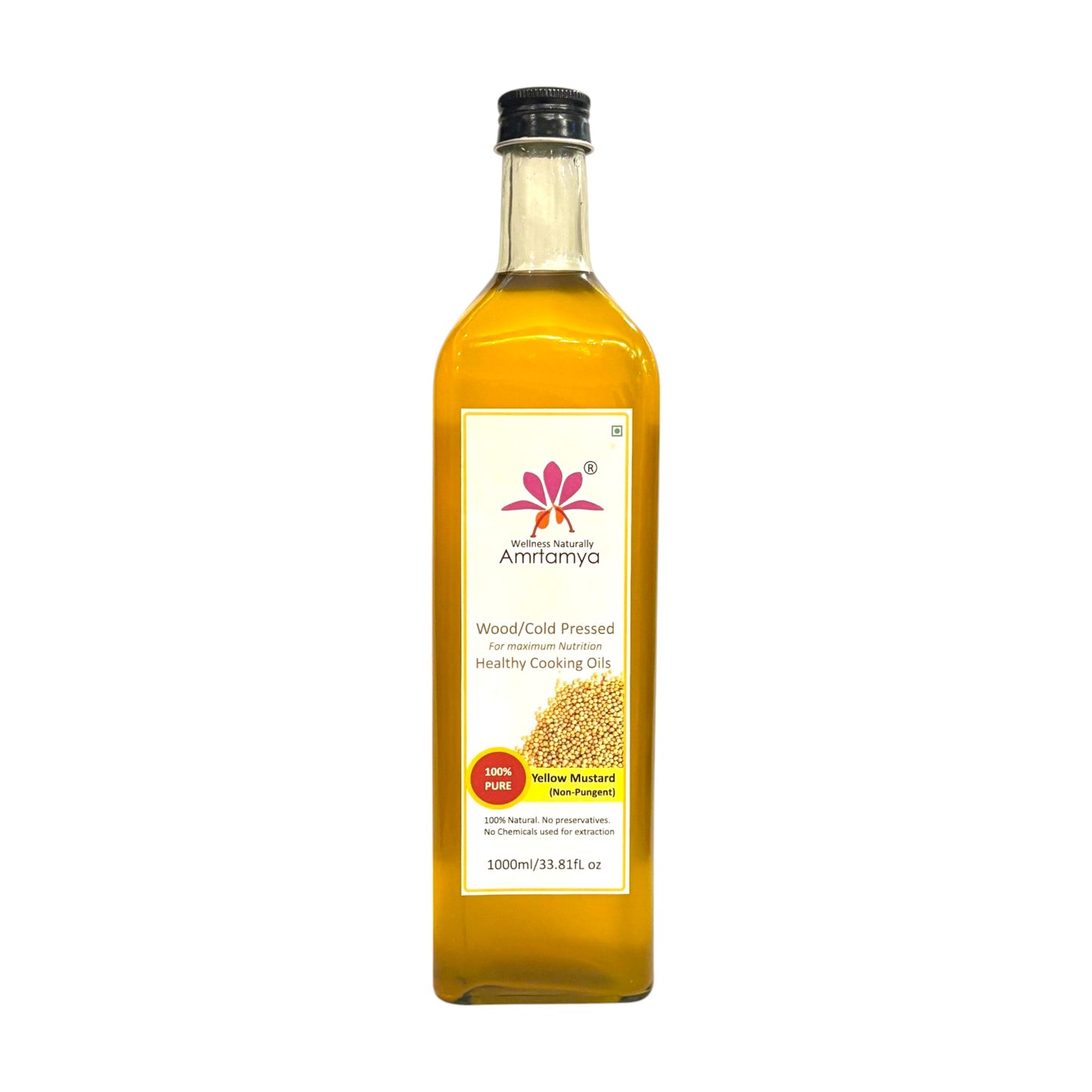 Wood Pressed Yellow Mustard - Non Pungent