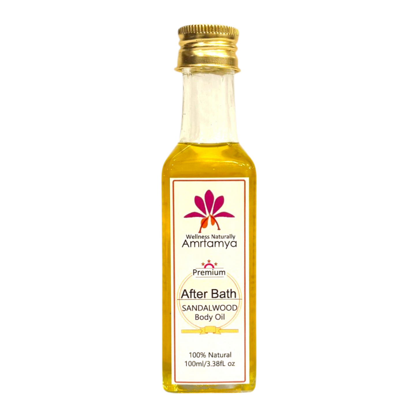 After Bath Sandalwood face and body oil