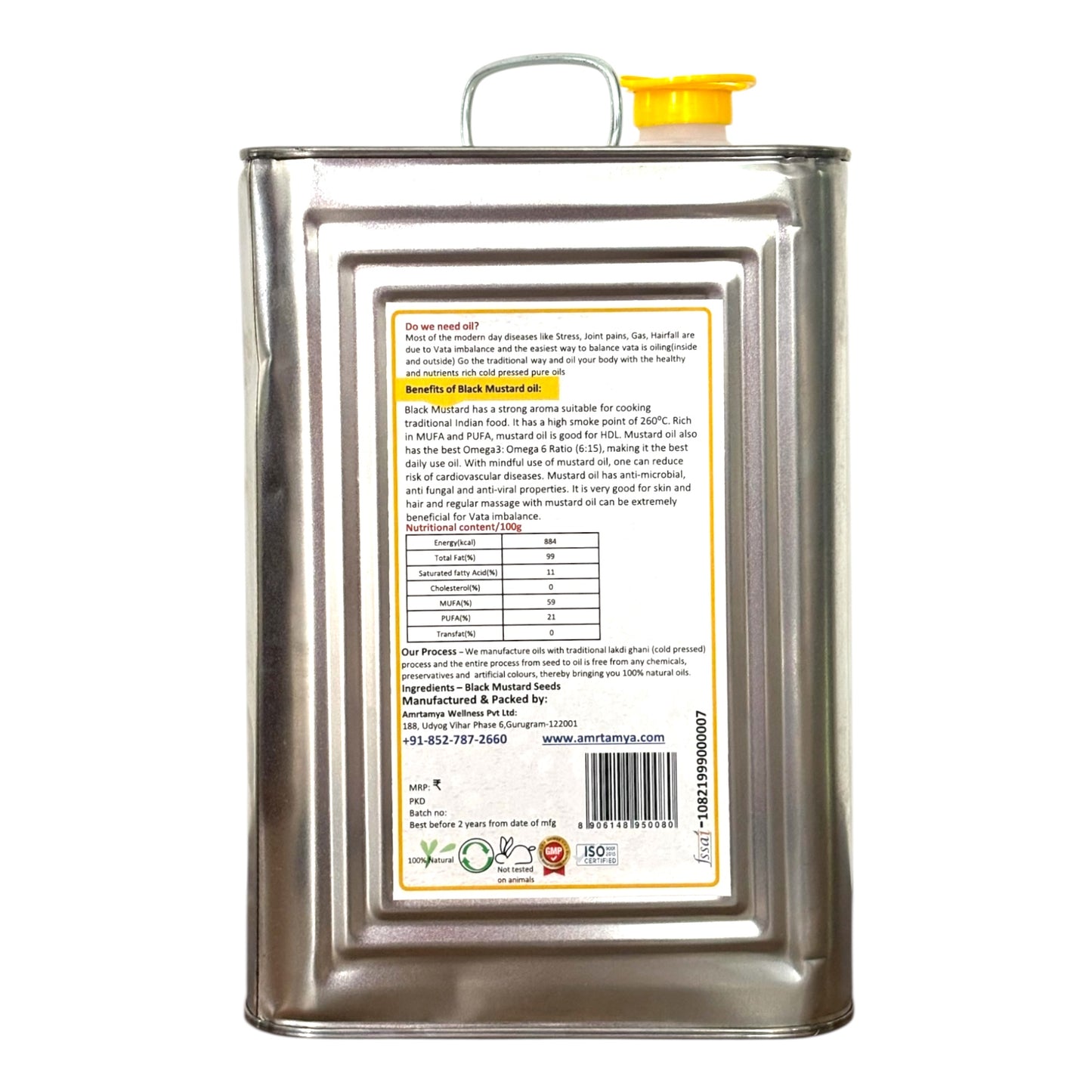Wood Pressed Black Mustard