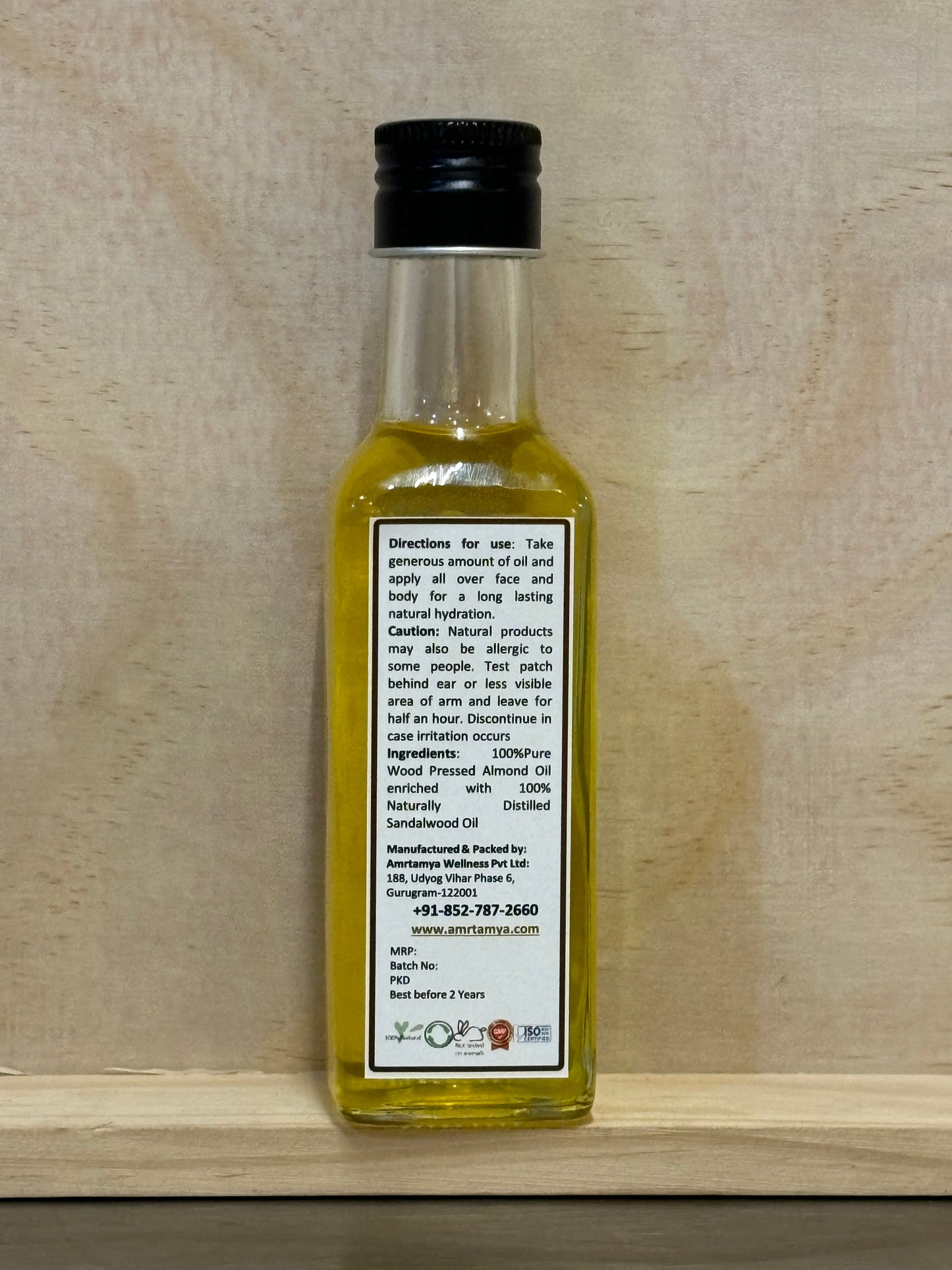 After Bath sandalwood face and body oil